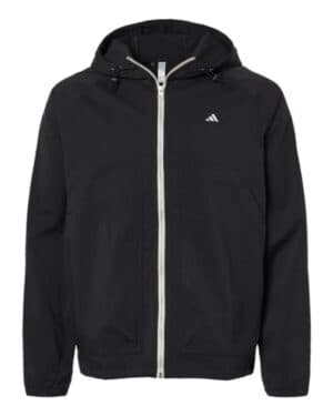 BLACK Adidas A2007 go-to utility dwr full-zip jacket