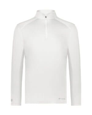 WHITE Holloway 222140 coolcore quarter-zip pullover