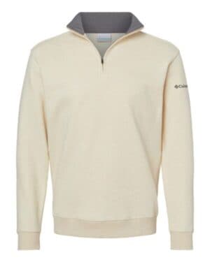 OATMEAL HEATHER Columbia 212475 hart mountain ii half-zip pullover