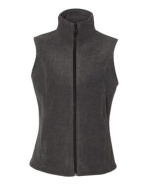 CHARCOAL HEATHER Columbia 212471 womens benton springs fleece vest