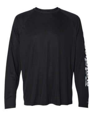 BLACK/ COOL GREY 212472 men's pfg terminal tackle long sleeve t-shirt