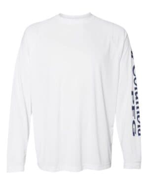 WHITE/ NIGHTSHADE 212472 men's pfg terminal tackle long sleeve t-shirt
