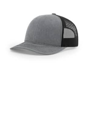 HEATHER GREY/ BLACK 112PL richardson 112 r-flex adjustable trucker