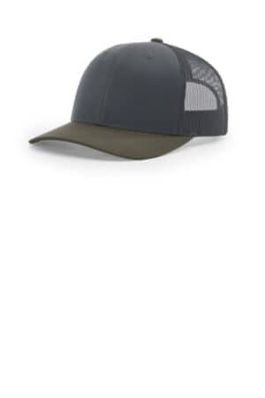 GUNMETAL/ GUNMETAL/ CHOCOLATE CHIP 112 richardson trucker cap