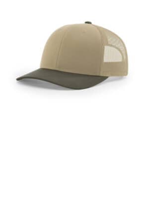 KHAKI/ KHAKI/ CHOCOLATE CHIP 112 richardson trucker cap