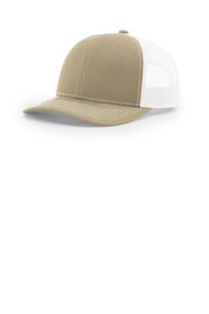KHAKI/ WHITE 112 richardson trucker cap