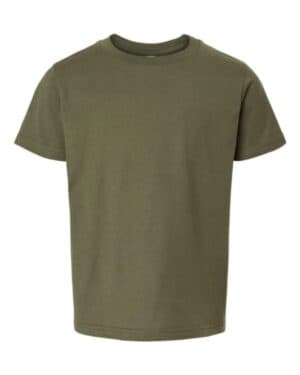 MILITARY GREEN Tultex 235 youth fine jersey t-shirt