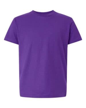 PURPLE Tultex 235 youth fine jersey t-shirt