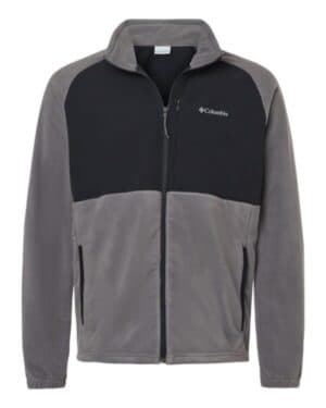 CITY GREY/ BLACK Columbia 209578 sage peak fleece full-zip jacket