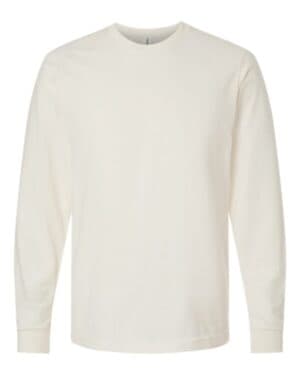 NATURAL Tultex 202LS fine jersey long sleeve t-shirt