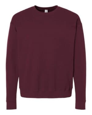 MAROON Tultex 340 fleece crewneck sweatshirt