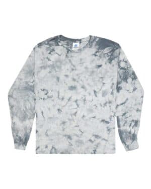 CRYSTAL SILVER Colortone 2390 crystal wash long sleeve t-shirt