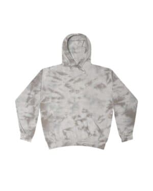CRYSTAL SILVER Colortone 8790 crystal wash hooded sweatshirt
