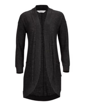 BLACK HEATHER Boxercraft BW1103 women's cuddle cardigan