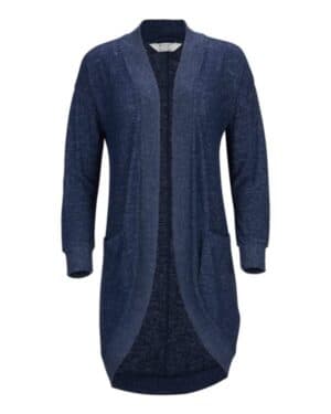 NAVY HEATHER Boxercraft BW1103 women's cuddle cardigan