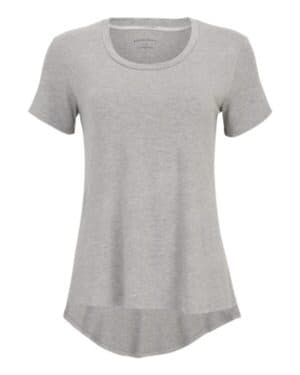 OXFORD HEATHER Boxercraft BW2105 women's bamboo scoop neck t-shirt