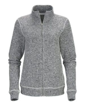 BLACK HEATHER Boxercraft BW5207 women's alpine full-zip
