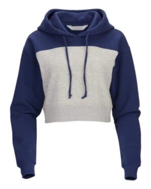 Boxercraft BW5404 women's cropped fleece hooded sweatshirt