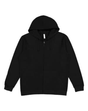 BLACK Lat 6927 full-zip fleece hoodie