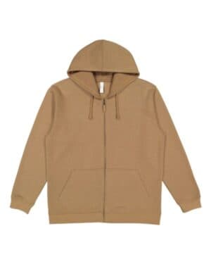 Lat 6927 full-zip fleece hoodie