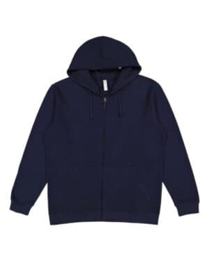 NAVY Lat 6927 full-zip fleece hoodie