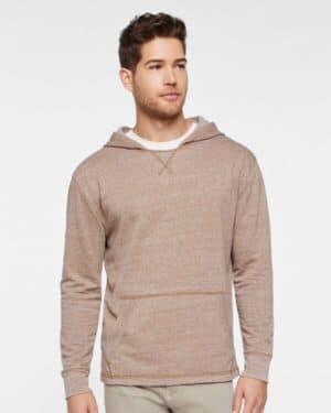 WEATHERED COYOTE BROWN Lat 6936 vintage wash fleece hoodie