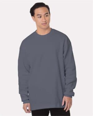 Bayside 8205 usa-made heavyweight waffle knit thermal