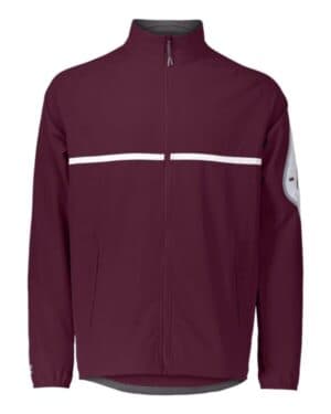 MAROON/ WHITE Holloway 229543 weld jacket