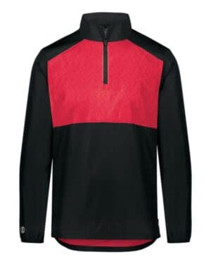 BLACK/ SCARLET Holloway 229533 seriesx quarter-zip pullover