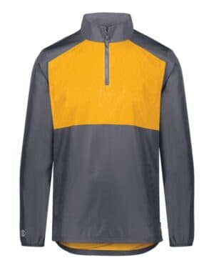 CARBON/ GOLD Holloway 229533 seriesx quarter-zip pullover