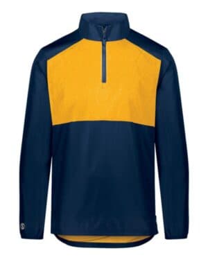 NAVY/ GOLD Holloway 229533 seriesx quarter-zip pullover