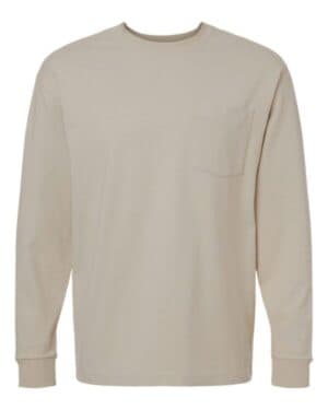BONE American apparel 9410 super heavyweight long sleeve pocket tee