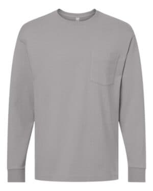 GRAVEL American apparel 9410 super heavyweight long sleeve pocket tee