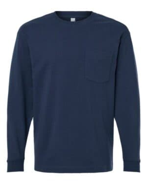 American apparel 9410 super heavyweight long sleeve pocket tee