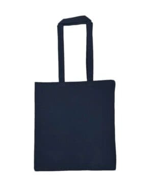 MIDNIGHT BLUE 8505R lightweight recycled canvas tote bag with extended handle