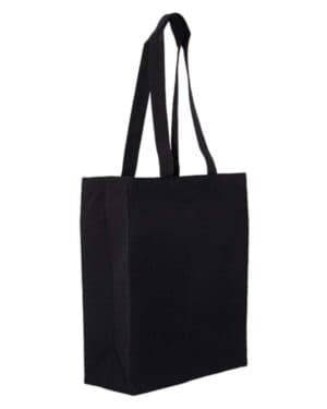 RECYCLED BLACK Liberty bags 8861R susan midweight recycled canvas tote