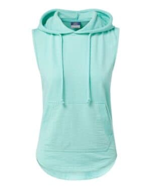 W24131 women's kinsley sleeveless hooded sweatshirt