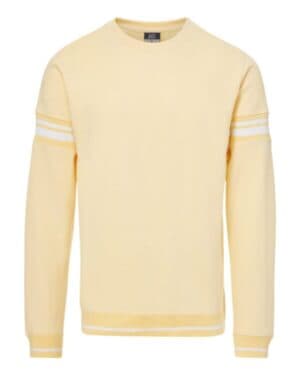Mv sport 23404 donovan striped crewneck sweatshirt