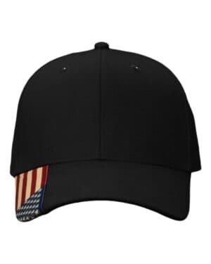 BLACK/ USA Kati AM350 usa flag cap