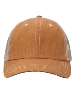 GOLDEN BROWN/ KHAKI Valucap VC990 contrast stitch cap