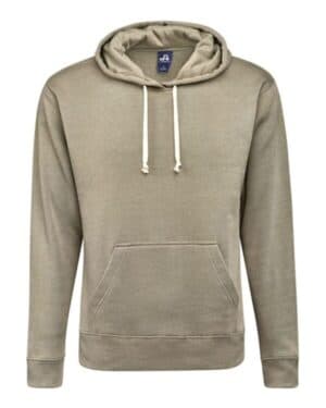 DESERT TRIBLEND J america 8871 triblend fleece hooded sweatshirt