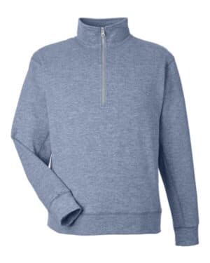 ELECTRIC MIDNIGHT J america 8741 electric fleece quarter-zip sweatshirt
