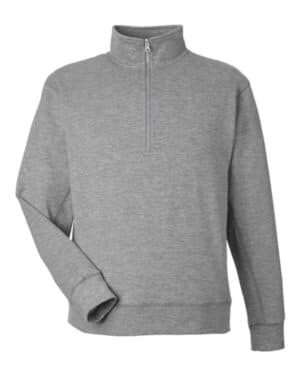 ELECTRIC SLATE J america 8741 electric fleece quarter-zip sweatshirt