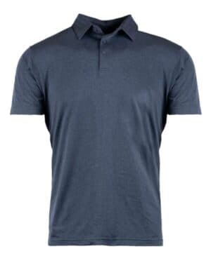 HEATHER INK BLUE Burnside 0900 dawn to dusk polo