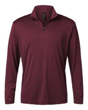 MAROON Allpro 41870 pro-lock performance quarter-zip pullover
