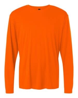 NEON ORANGE Allpro 48400 pro-lock performance long sleeve t-shirt