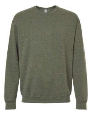 MILITARY GREEN HEATHER Jerzees 562MR nublend crewneck sweatshirt