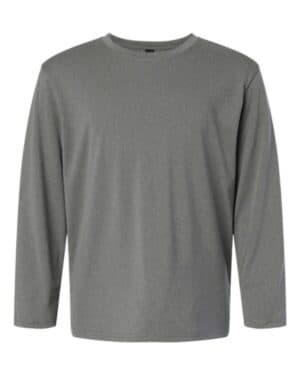 HEATHER GRANITE 48400Y pro-lock youth performance long sleeve t-shirt