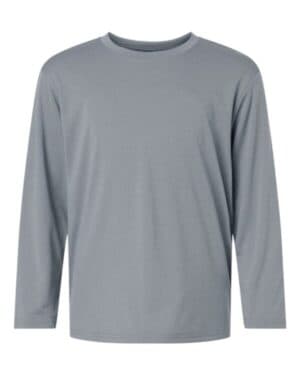 HEATHER STEEL 48400Y pro-lock youth performance long sleeve t-shirt