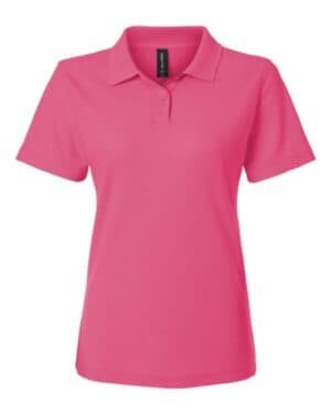 BRIGHT PINK Allpro 62800L women's pique polo